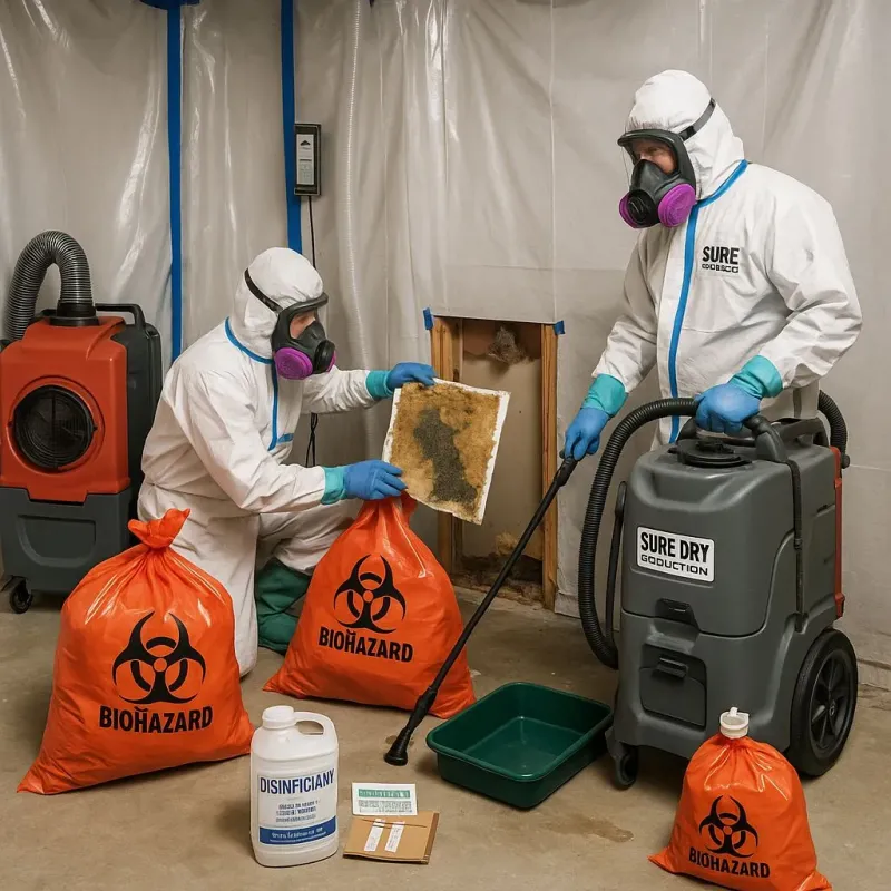 Contaminated Water Handling Protocols process in Harvey County, KS